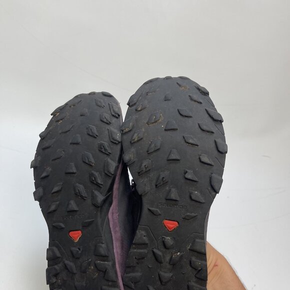 Salomon Outline Goretex Trail Running Hike Purple/black 6 US (4.5*UK) Read* - Picture 9 of 16